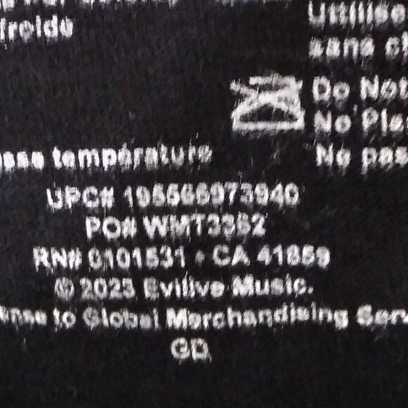 Misfits Tagless Crew Neck 100% Cotton Tee Shirts NWT ~ 6 Sizes Available - Picture 3 of 3